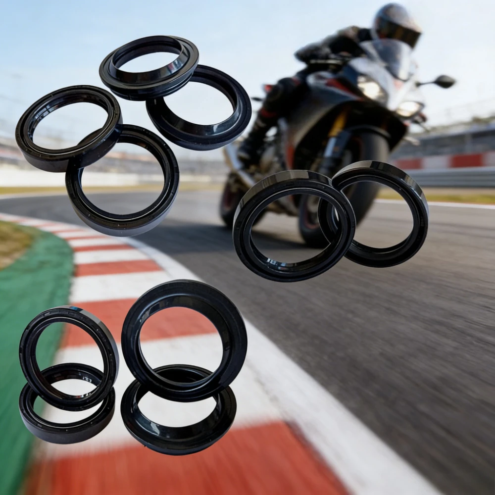 

2/4/8pc Front Fork Oil Seal & Dust Cover Kit 35x48x11 35 48 11 For Suzuki RM80 89-01 DR200 DR200 SE DR200SE 1996-2009 2007 2008