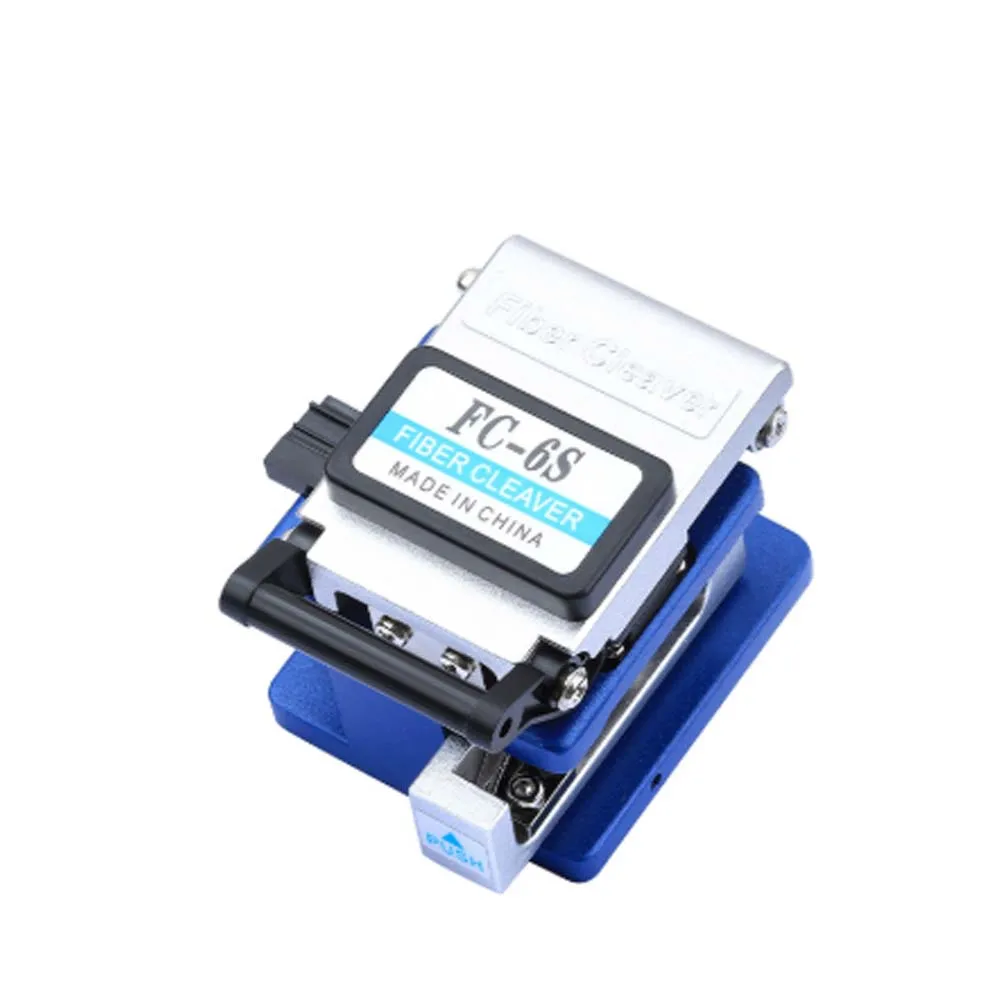 FTTH Fiber Cutter 12 Surface-Blades Optical Fiber Cable Cutting Tool Knife FC6S Fiber Cleaver