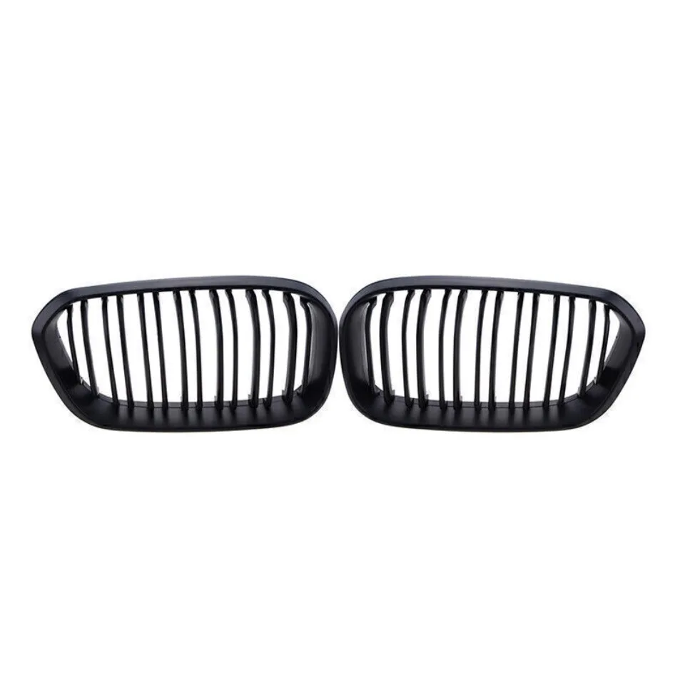 XVIP Frontstoßstangen-Nierengrill, Renngrills für BMW 1er F20 F21 2015–2019, Ersatz-Doppellatten, glänzend schwarze Gitter – Detail 9