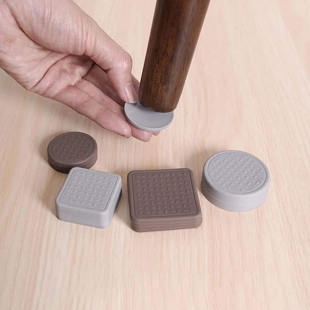 

8 шт. подушечки для ножек стула, силиконовые самоклеящиеся чехлы для ножек мебели, противоскользящие коврики для ног стула для защиты пола и мебели