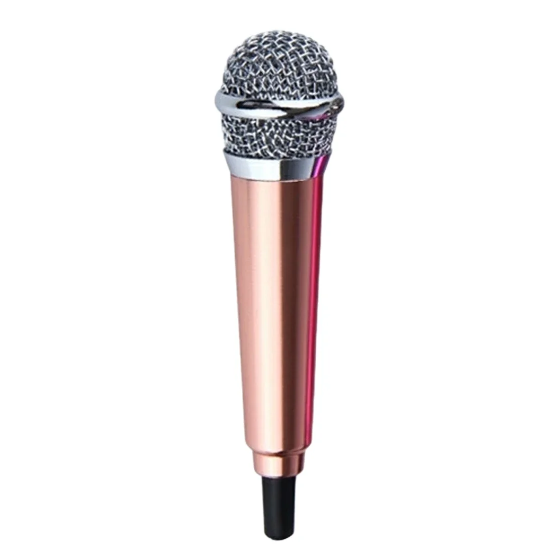 4color Mic KTV Karaoke Mini Microphone For Cell Phone Portable 3.5mm Stereo Studio  Laptop PC Desktop 5.5cm*1.8cm Small Size-30