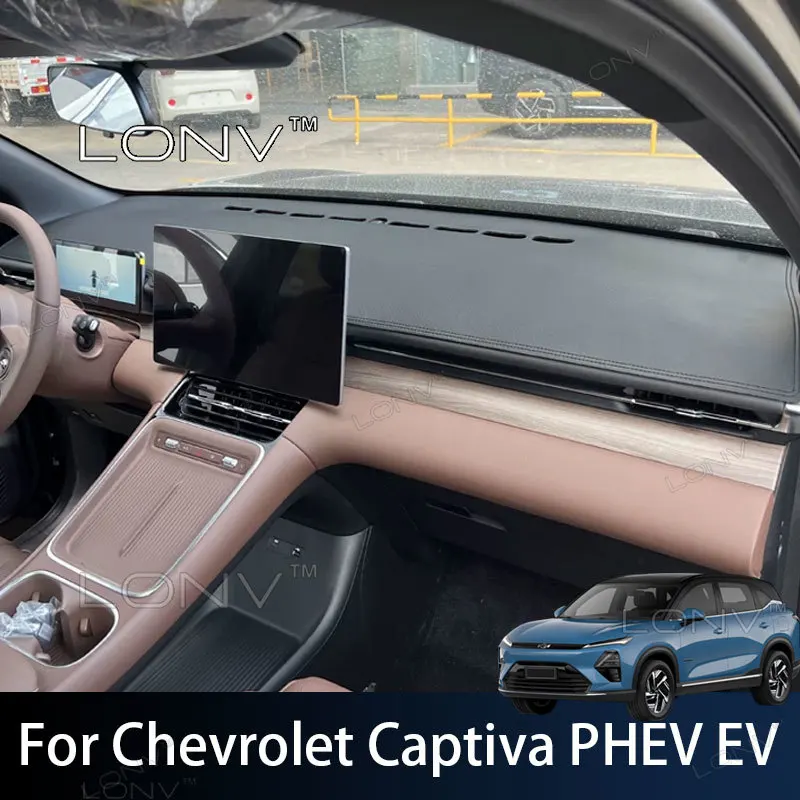 For Chevrolet Captiva PHEV EV 2026 2027 Car Dashboard Dash Mat Sun Cover Anti-Glare Non-Slip Protective Pad Interior Accessories