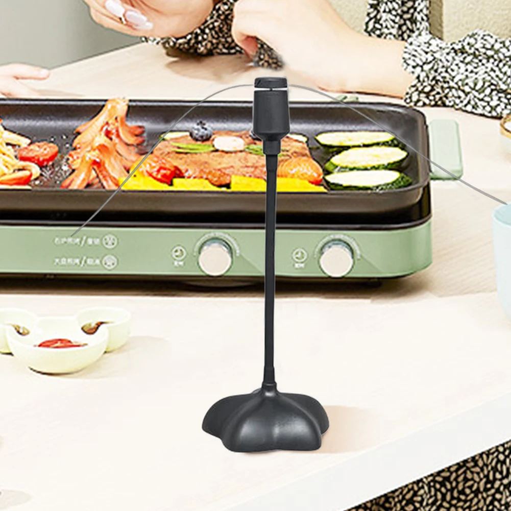 Fly Repeller Fan Portable Automatic Pest Control Fan Chemical-free Keep Flies Away Battery Powered Bugs Repellent Food Protector