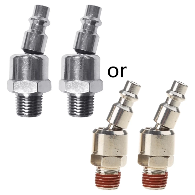 Air Coupler Plug-Kit 1/4-Inch-NPT Air Hose-Fittings Quick-Connect 1 Pair