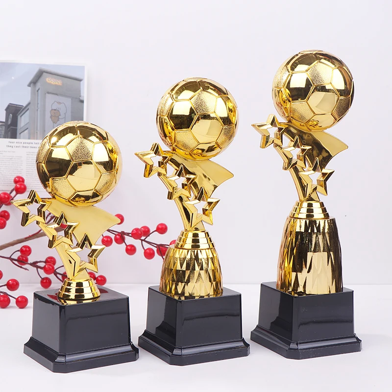 Voetbal Ballon D'Or Creatieve Trofee Voetbal Voetbal Award Trofee Fans Souvenir Cup Cadeau Ambachten Souvenirs Competitie Prijs Cup