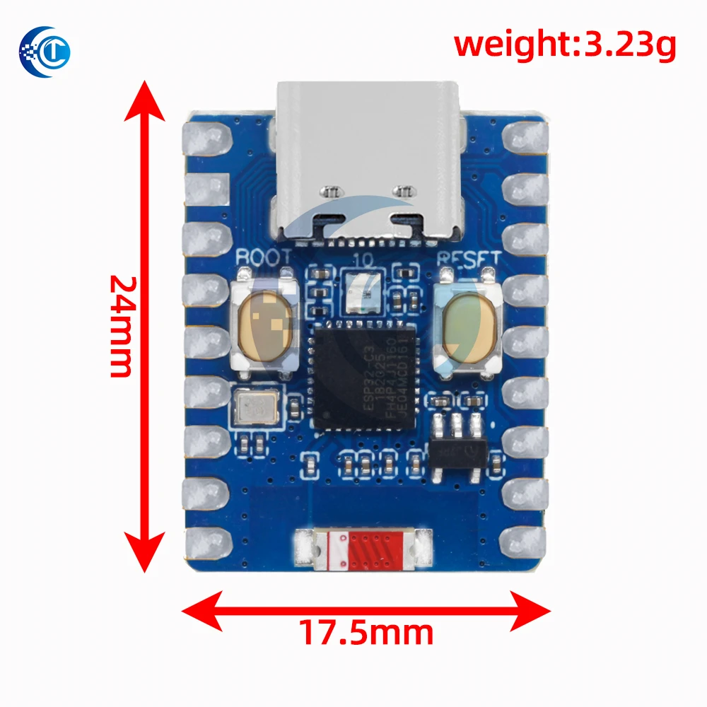 ESP32-C3-Zero Pro Mini Development Board WiFi Bluetooth Ultra-small Size ESP8266 ESP32 C3 ESP 32 weld  For Arduino