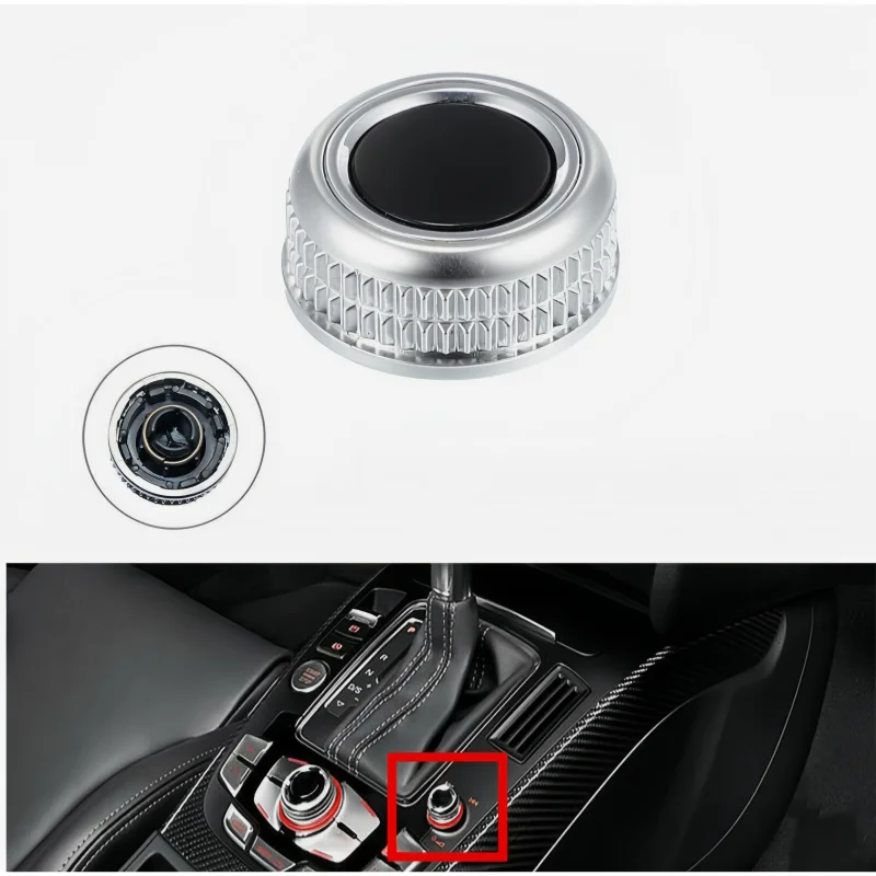 For Audi A4 A4L B8 S4 A5 S5 Q5 RS4 RS5 1PC New MMI Multi Media Volume Adjustment Knob Control Panel Button Switch 8T0919070B