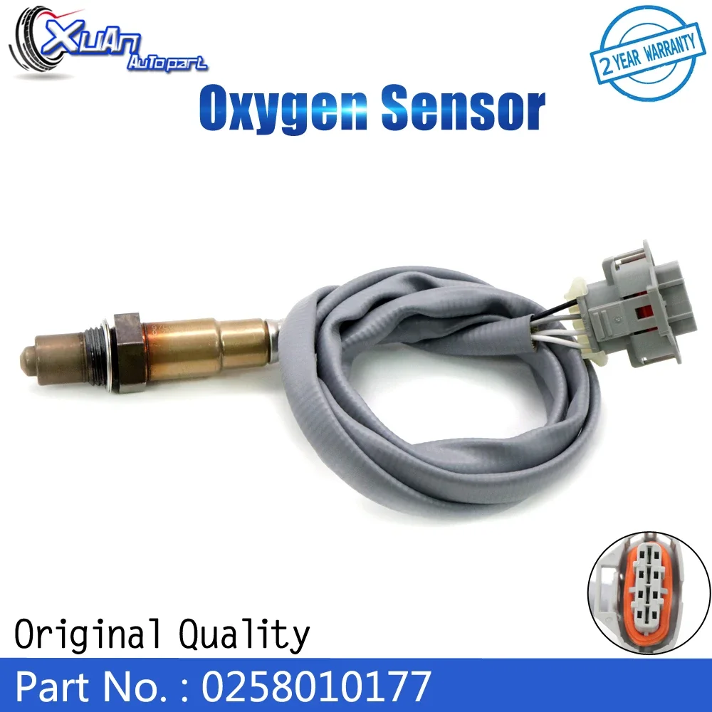 XUAN Air Fuel Ratio Lambda O2 Oxygen Sensor 0258010177 For Porsche Panamera 3.0 3.6 4.8 2010 - 2016 Downstream Left 97060617301