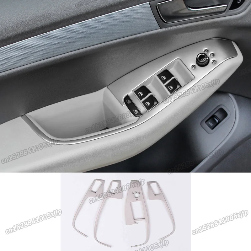 car window switch panel trims chrome for audi q5 2008 2009 2010 2011 2012 2013 2014 2015 2016 interior accessories s line sport