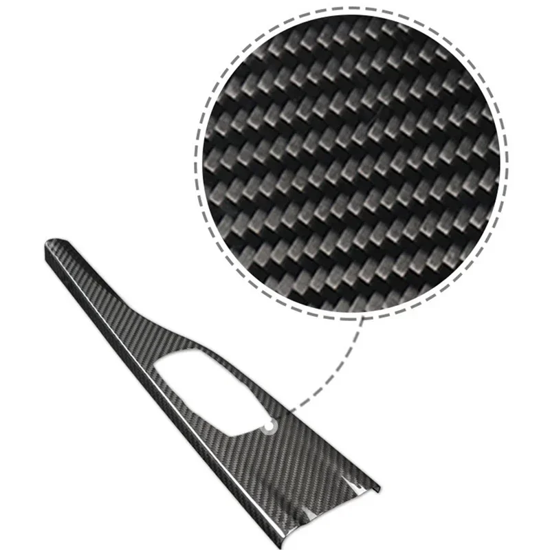 

For BMW F30 F31 F34 F32 F36 M3 M4 (RHD) Real Dry Carbon Fiber Multimedia Panel Cover Trim Sticker Modification Accessories