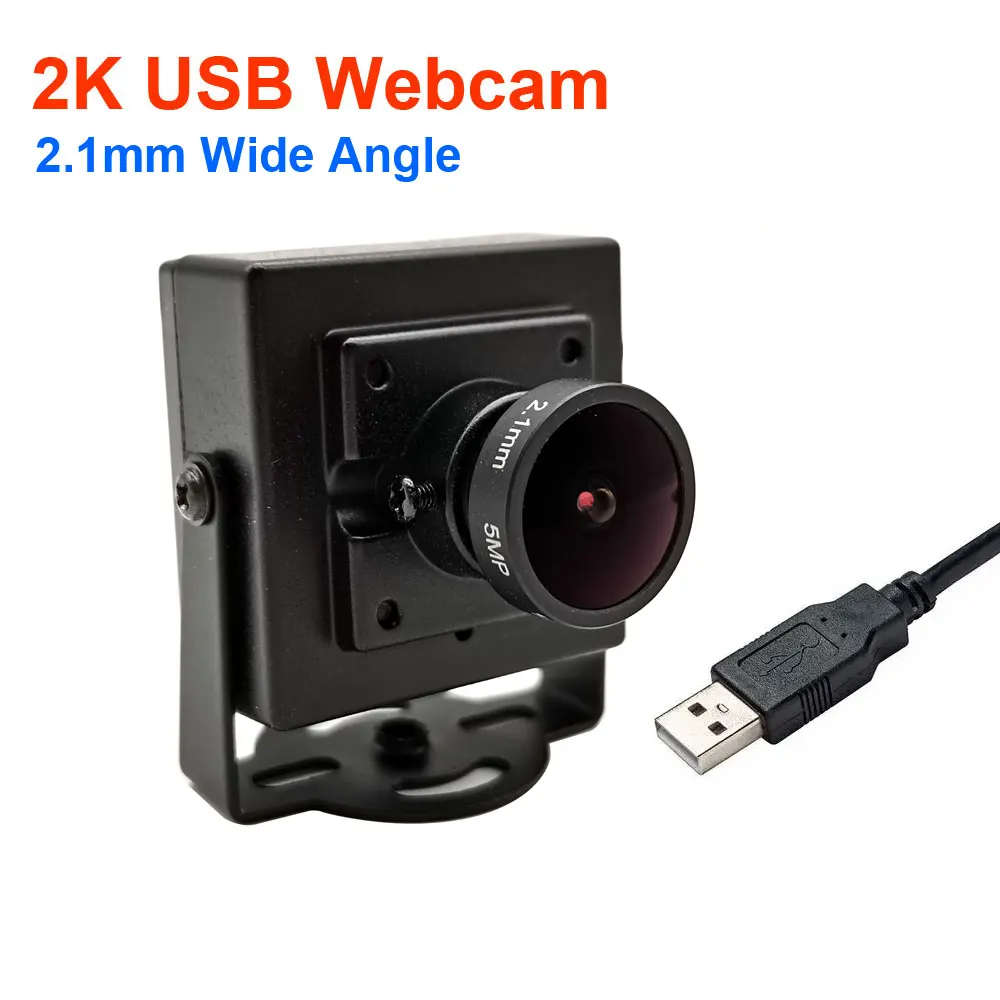 REDEAGLE 130 Degree Wide Angle 2K HD PC Webcam Mini 4 MegaPixel 30fps High Speed Video Live Streaming Camera Plug And Play