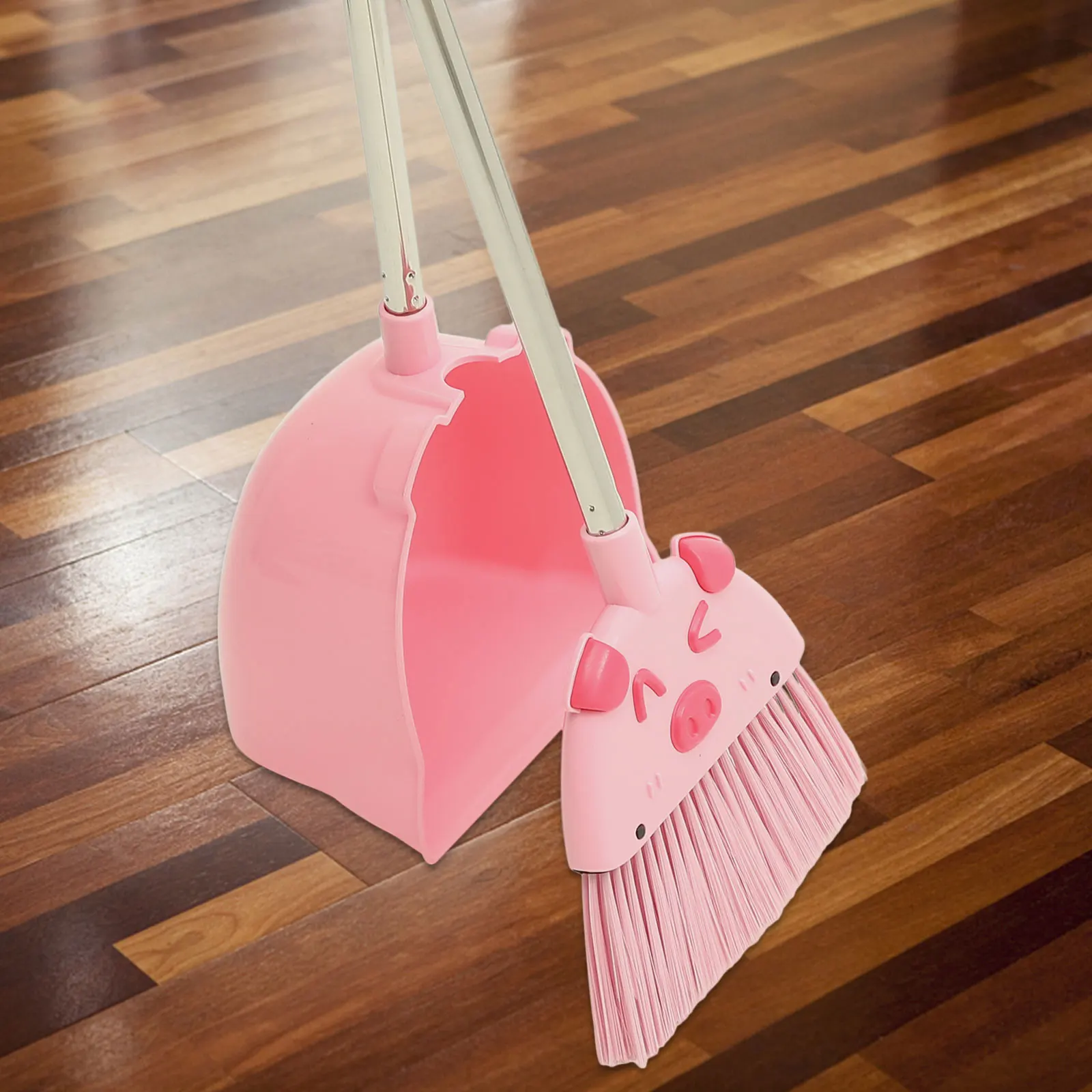 

Children Broom Dustpan Set Mini Cleaning Tools Toys Practical Long Term Use Ergonomic Design Large Area Bright Colors H