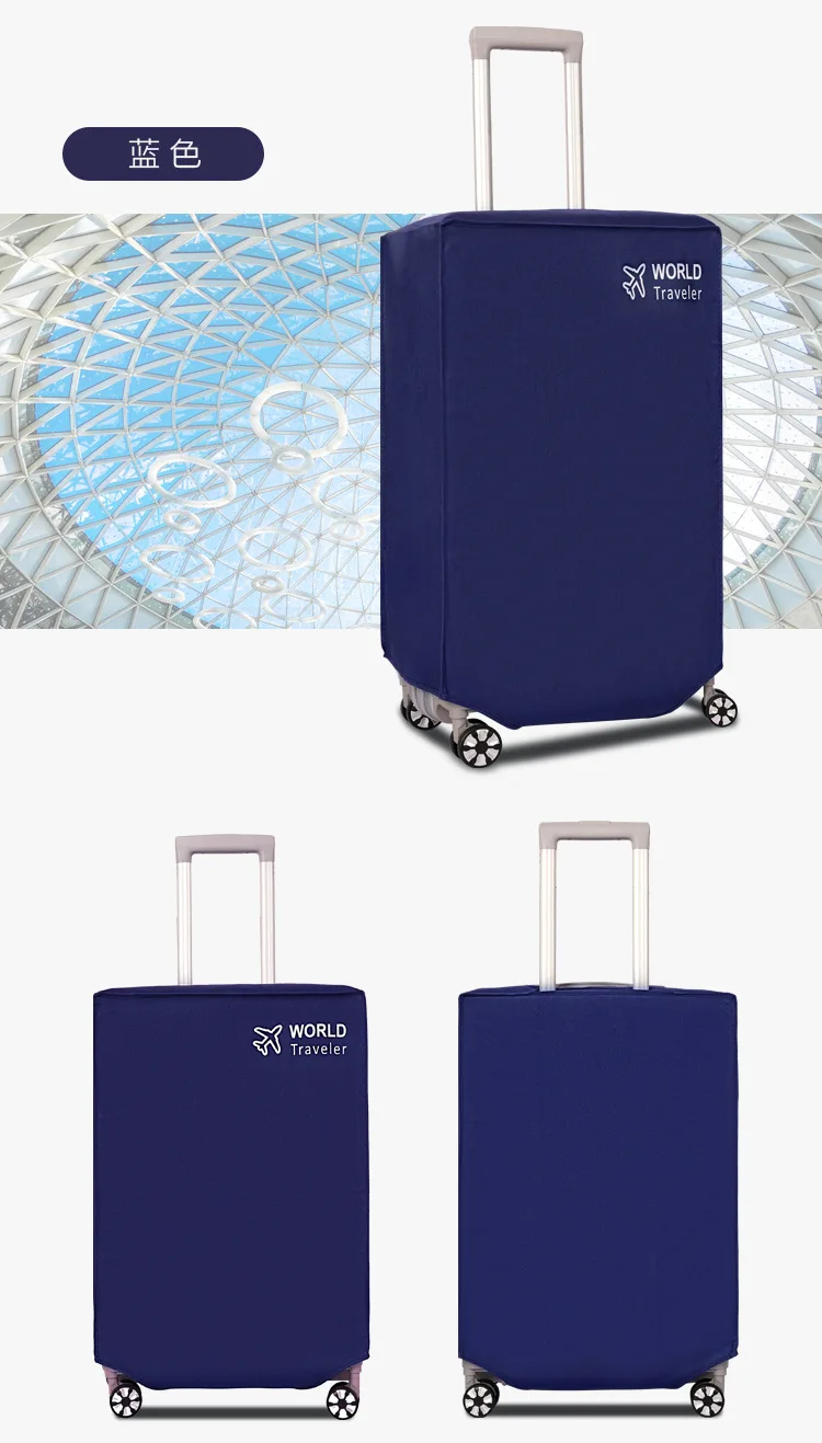 Anti-Scratch Non-Woven Bagagem Trolley Caso Capa, Dustproof Capa, resistente ao desgaste Caso Viagem Capa, 18 a 28"