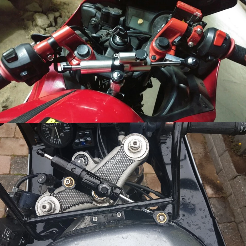 مانع ارتجاج توجيه الدراجة النارية من الألومنيوم, مانع ارتجاج لدراجات ياماها bmw honda Suzuki ducati Kawasaki NINJA 250R ZX6R ZX9R ZX10R ZX12R ZZR1400 ZX14