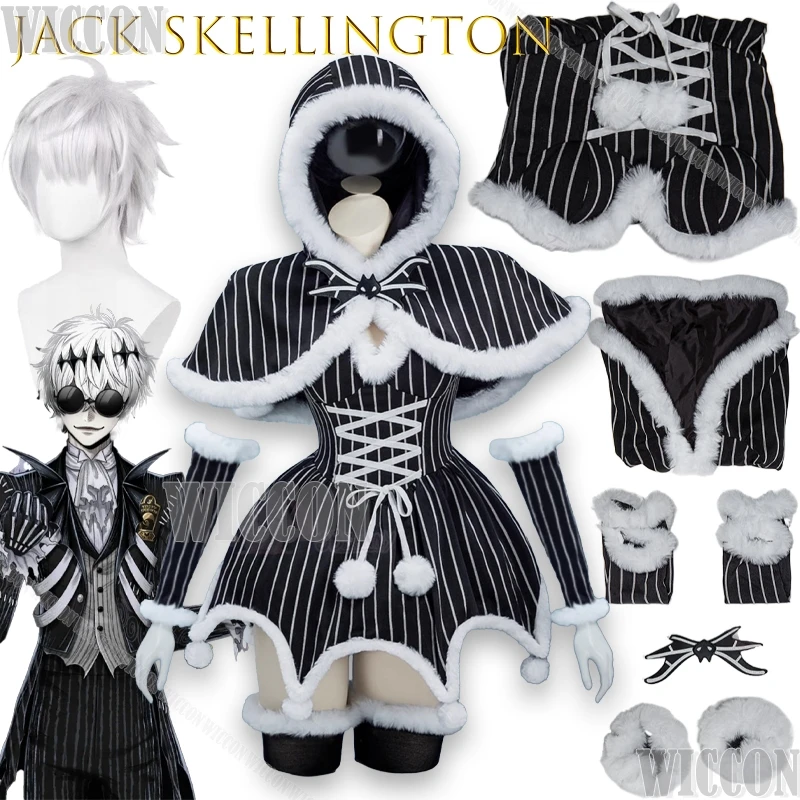 

Before New Dark Christmas Jack Cosplay Costume Halloween Christmas Festival Party Daily Fashionable Comic Con Festival Costumes