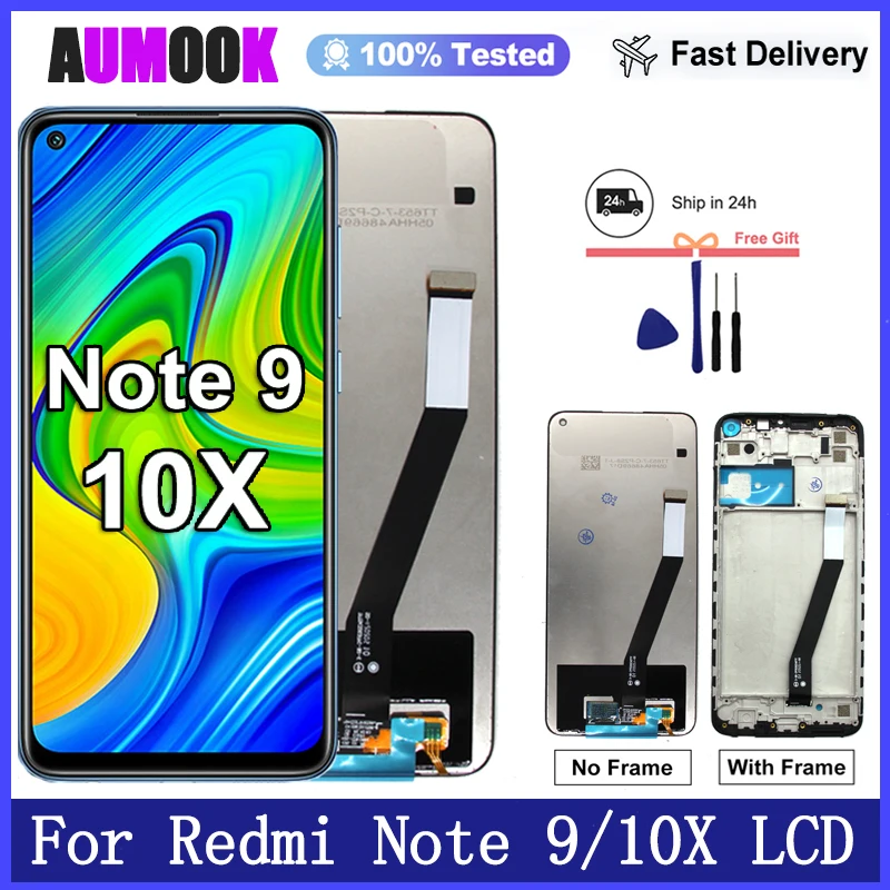 6.53'' LCD For Xiaomi Redmi Note 9 LCD Display Screen Replacement For Redmi 10X 4G LCD M2003J15SG Display M2003J15SC Parts