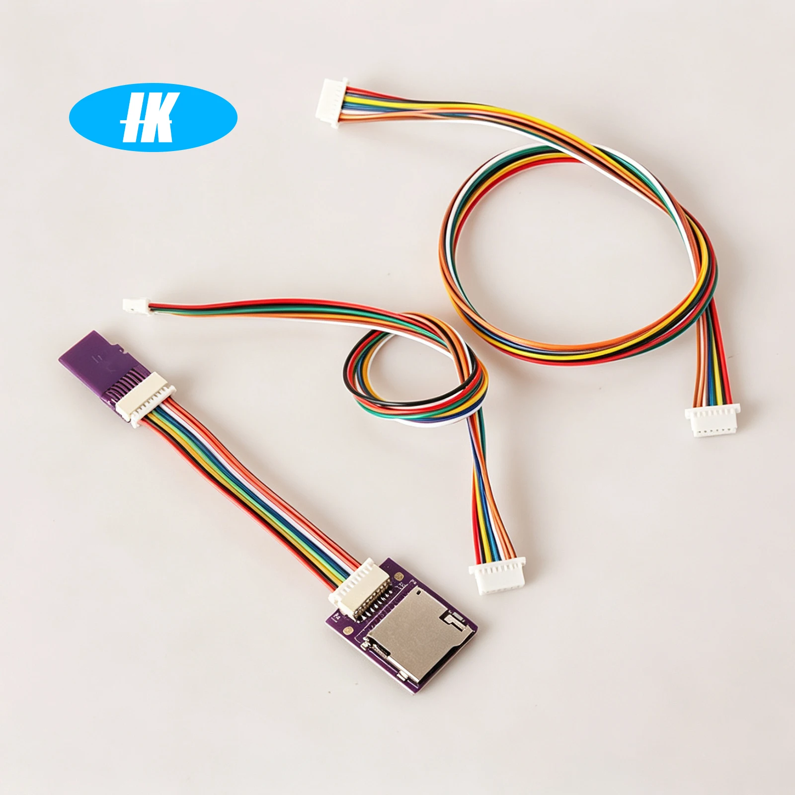 Micro SD TF Card Male To Female Extension Cable, Flexible Split Micro SD to Micro SD Adapter Wire with Screw Mount Holes