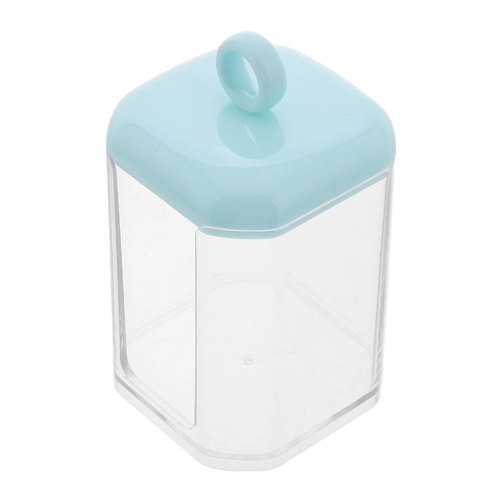

Round Cotton Pad Storage Box With Lid Organizer For Toothpicks Accessories Bathroom Vanity Desktop Travel Makeup