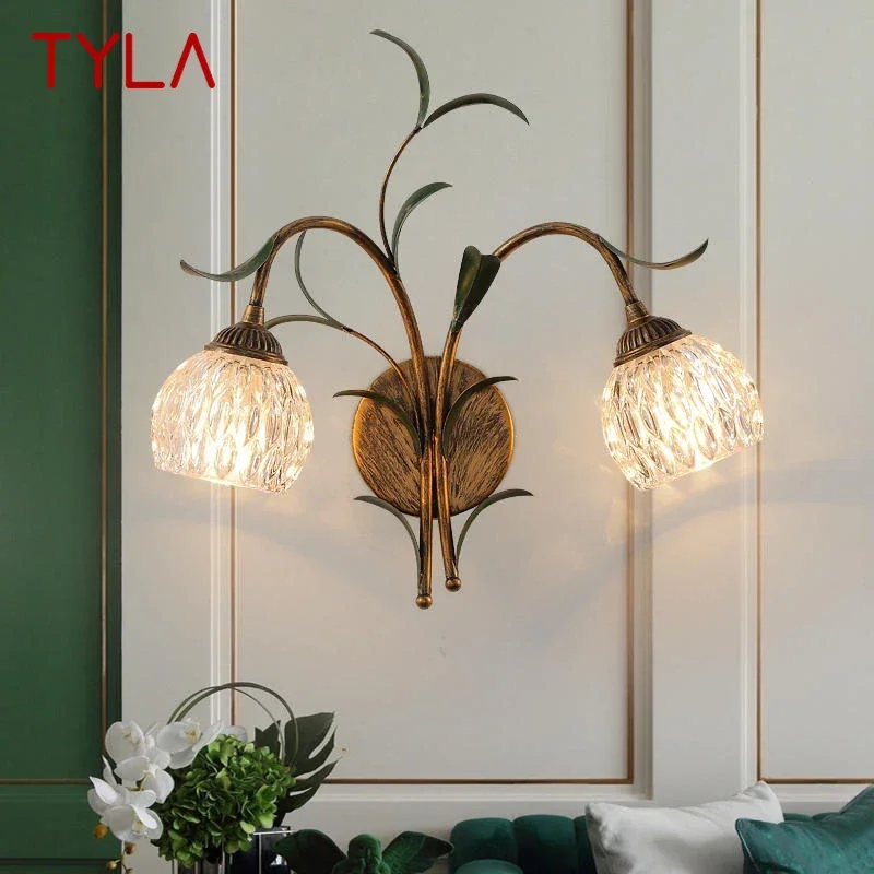 TYLA Contemporary Wall lamp French Pastoral LED Creative Living Room Bedroom Corridor Home Decoration Light