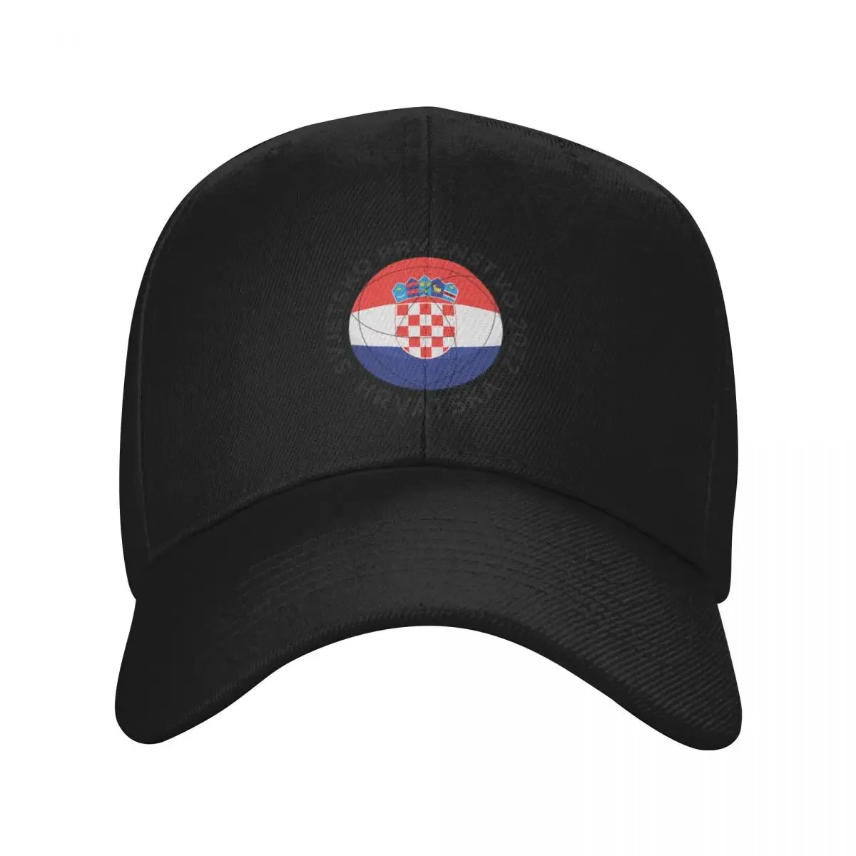 

Svjetsko prvenstvo u nogometu 2022 - Zastava Hrvatske (Crni Tekst) Baseball Cap dad hat New Hat hats for men Women's Hats Men's