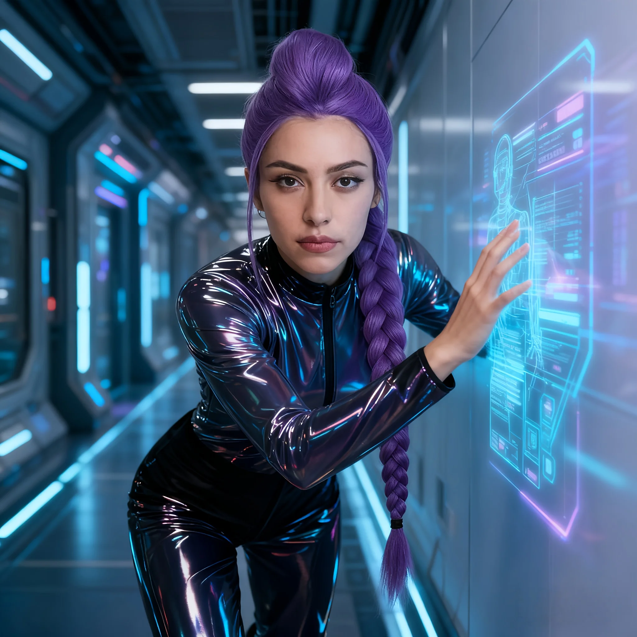 Purple Knitted Wig for Women and Men-Knitted Hair Supplement with Reliable Switch Review,Easy Maintenance Synthetic Wig Cosplay