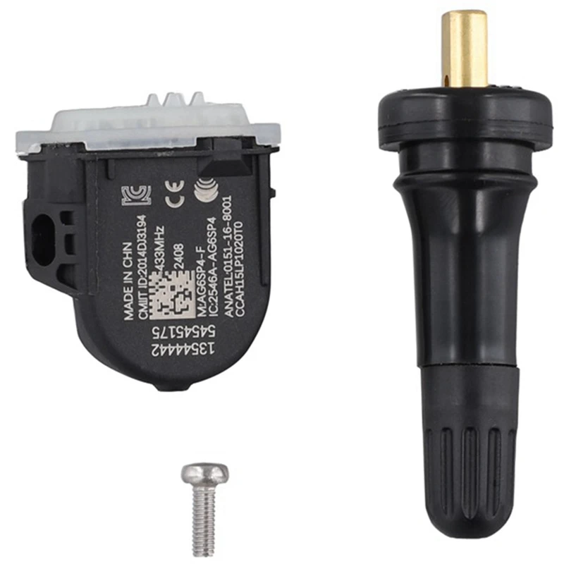 4 قطعة 13544442   نظام مراقبة مستشعر ضغط الإطارات TPMS 433Mhz لجنرال موتورز بويك شيفروليه كاديلاك CT6 أوبل-A38G
