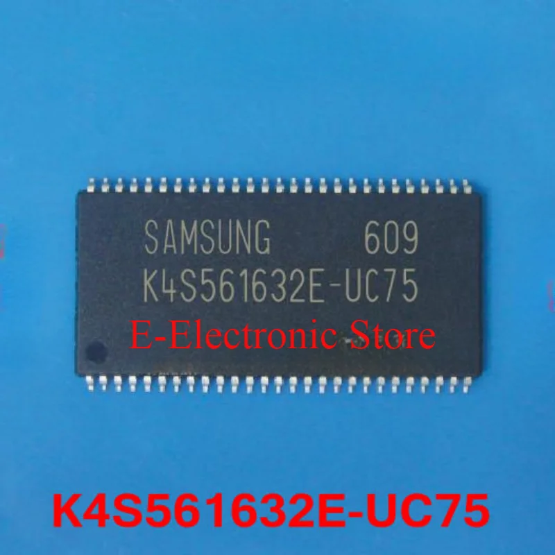 5 buah/lot K4S561632E-UC75 256Mb e-die SDRAM spesifikasi 54 TSOP-II dengan bebas Pb sesuai RoHS