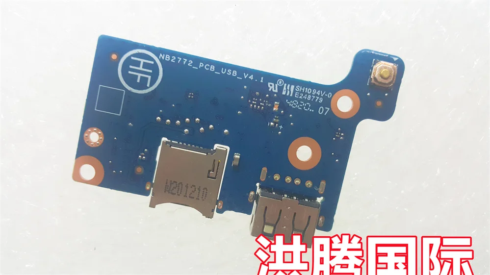 Original BA83-01928A For Samsung NP550XDA 550XDA Laptop USB Card Reader BOARD NB2772_PCB_USB_V4.1