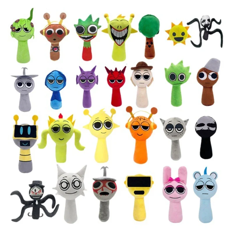 

2024 New Sprunki Plush Toy Sprunki Incrediblebox Plush Game Sprunki Cartoon Pillow Rhythm Box Plush Toy Christmas Gift