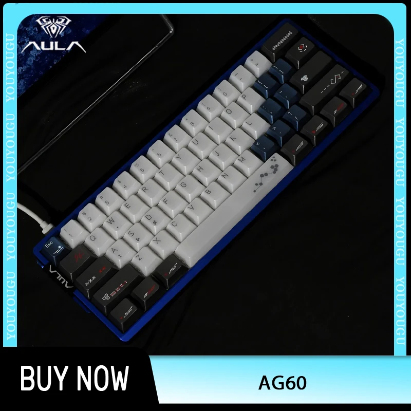 

AULA AG60 Pro/MAX Mechanical Keyboard Magnetic Switch Aluminium Alloy 8000Hz RT0.001 Wired Gaming Keyboard PC Accessory For FPS