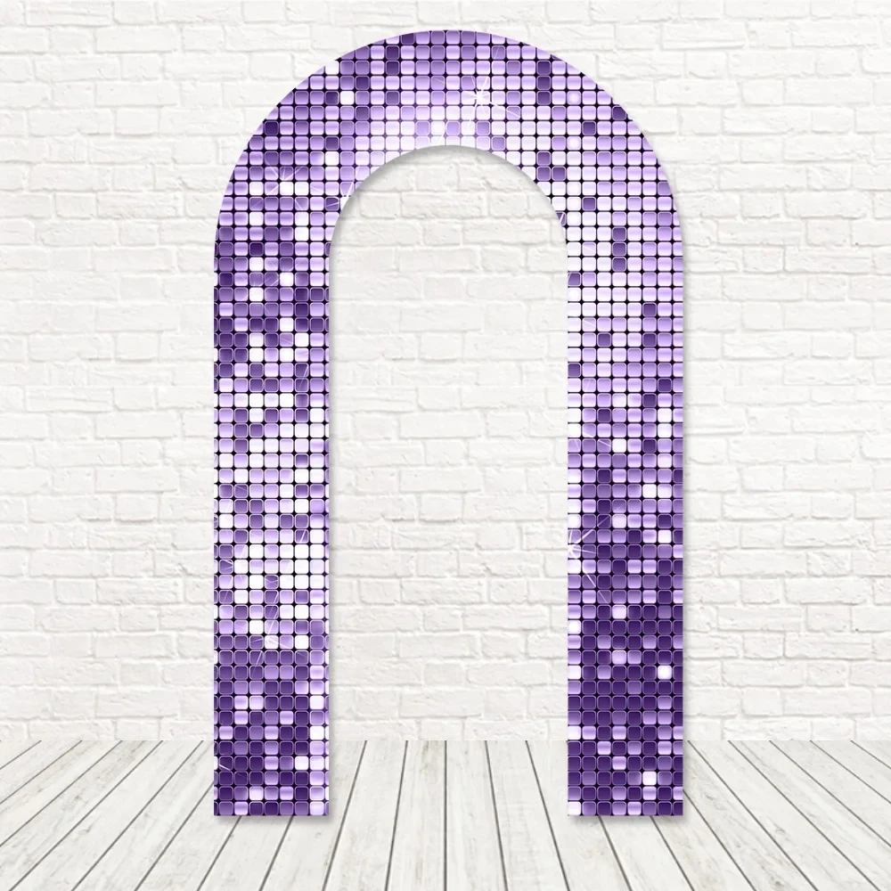 Impresiones de lentejuelas doradas, arco de pared abierto, marco de soporte de fondo para decoración de fiesta de cumpleaños y boda