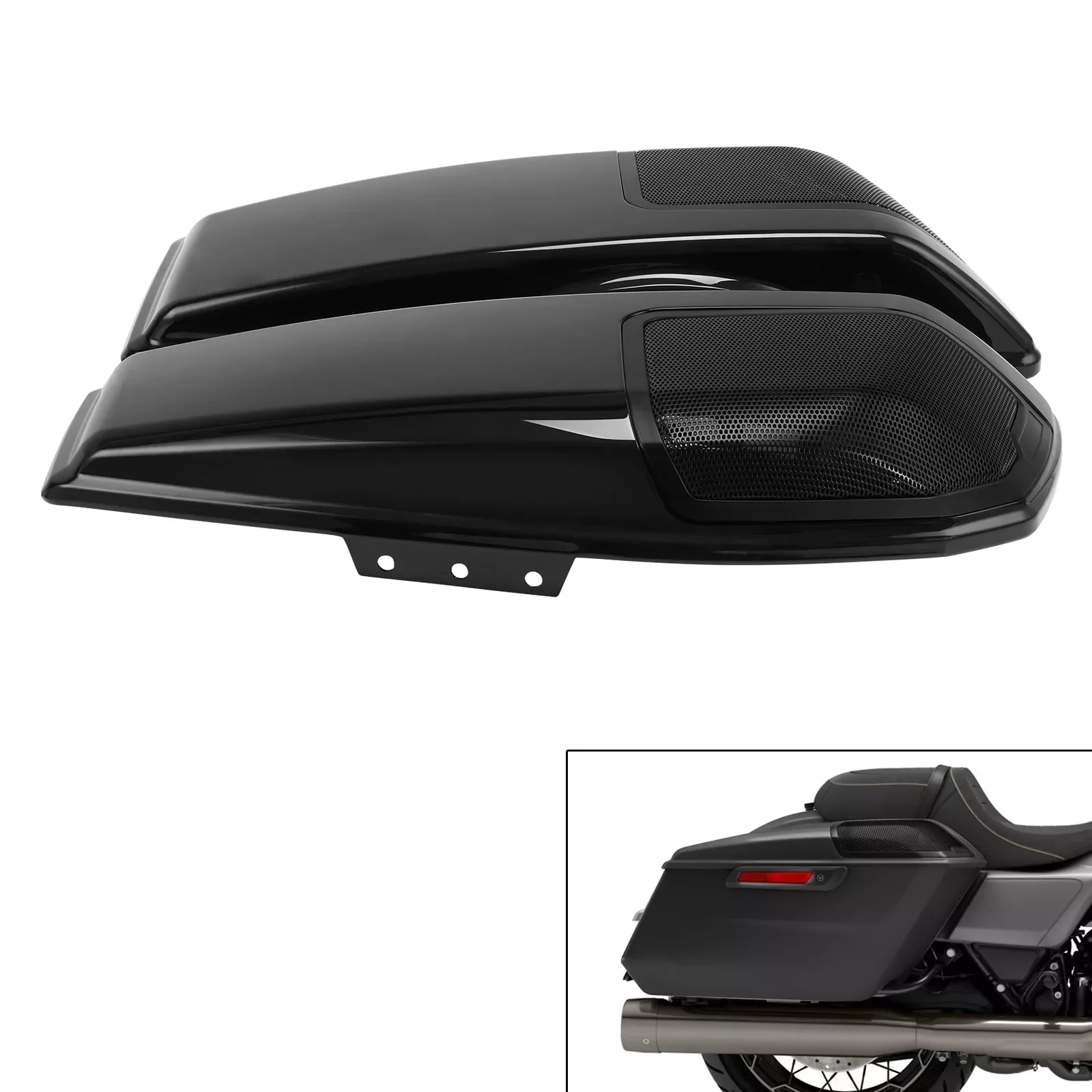 Pokrywy kufrów na głośniki 6x9 cali pasujące do Harley Touring CVO Road Street Glide 2023-2025