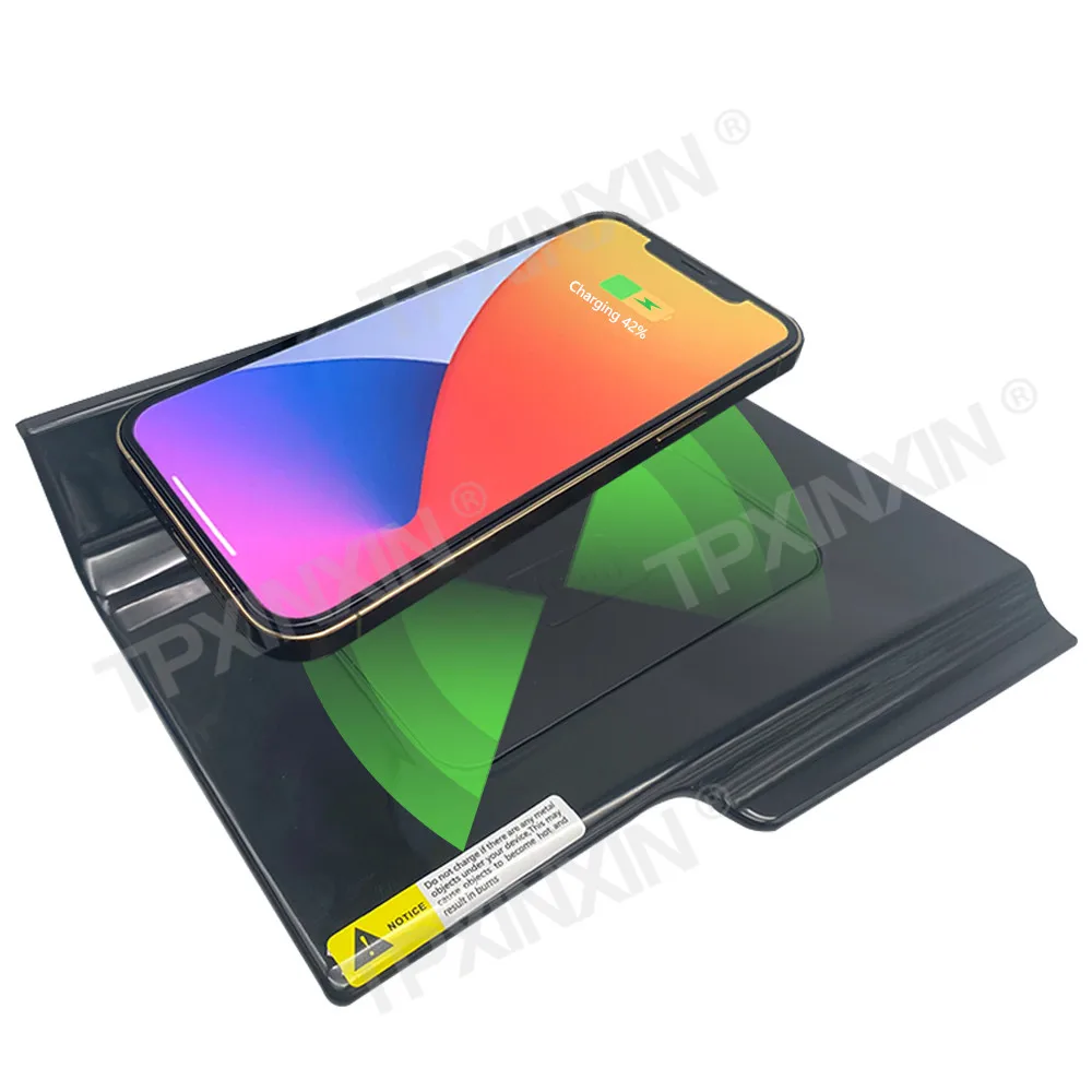 لتويوتا أفالون 2019-2021 سريعة تشى شاحن سيارة لاسلكي شحن سريع ذكي الأشعة تحت الحمراء لوحة القيادة الهاتف المحمول