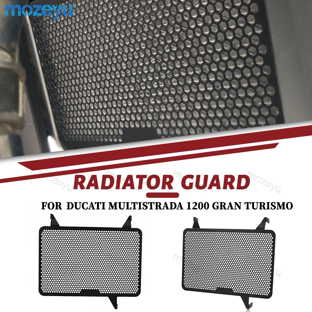 For Ducati Multistrada 1200 Gran Turismo 2013 2014 Multistrada Motorcycle Accessories Radiator Guard And Engine Guard Protector