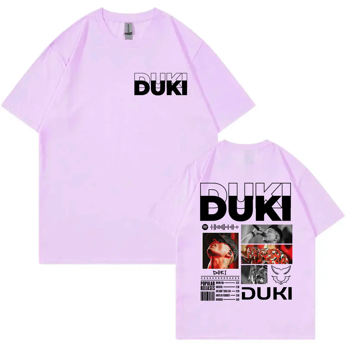 Rapper Duki Tour 2025 Graphic T Shirts Men's Women's Hip Hop Vintage Short Sleeve T-shirts Summer Casual Fashion Loose T-shirt