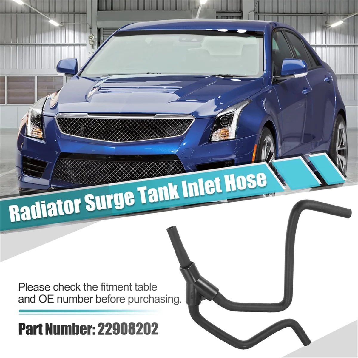 N29R_Radiator Hose Deputy غلاية أنابيب المياه لشروليه كامارو #2