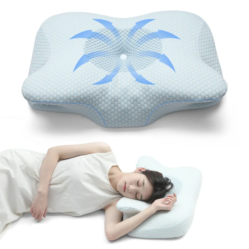 

Factory Wholesale Chiropractic Back Massager Neck and Shoulder Pillow Relax Pain Relief Cervical Neck Traction Pillow Device