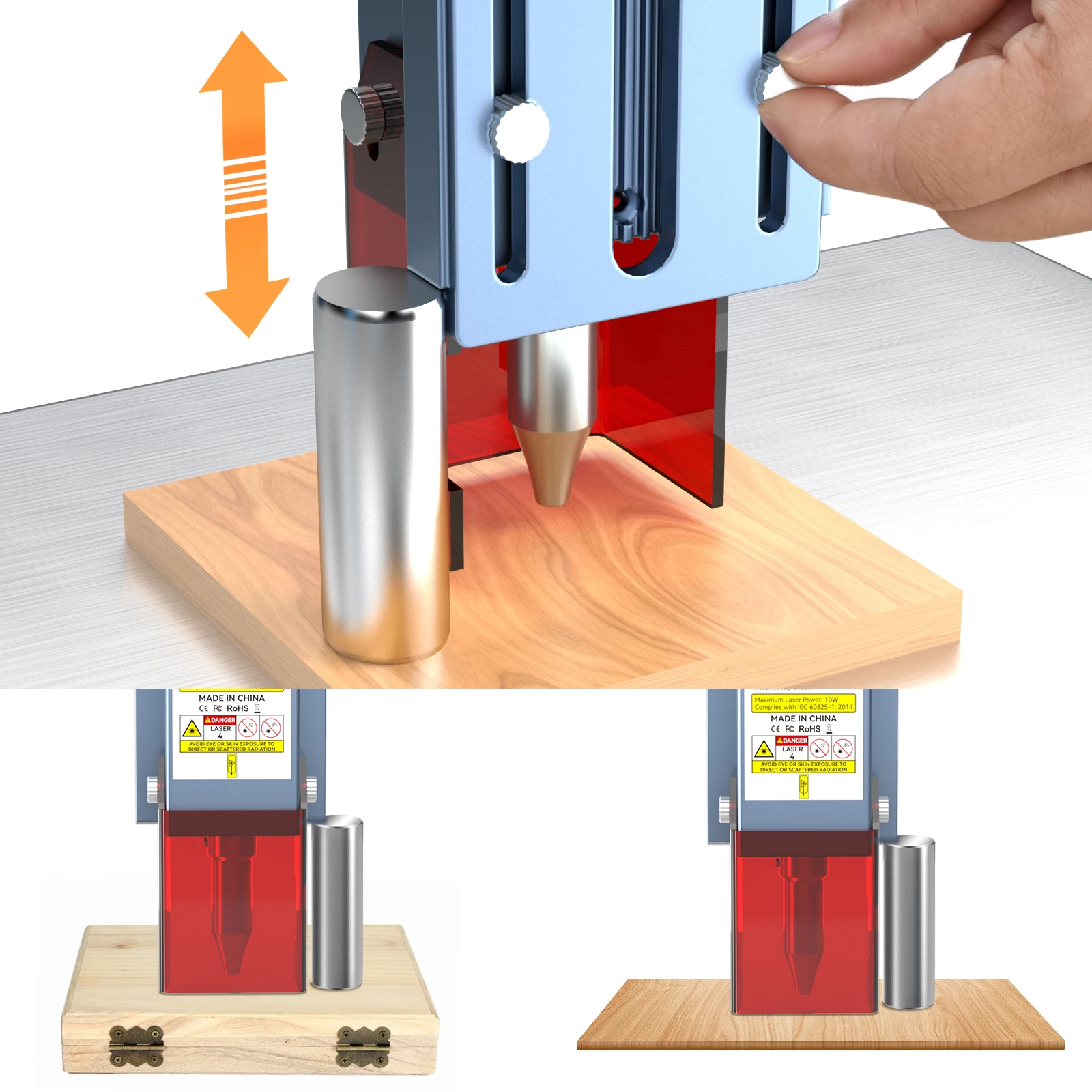 SCULPFUN S9 Pro 10W Power Laser Engraving Machine 400x410mm Ultra-Fine Laser Beam Shaping Technology Quick Assembly Design - Image 4