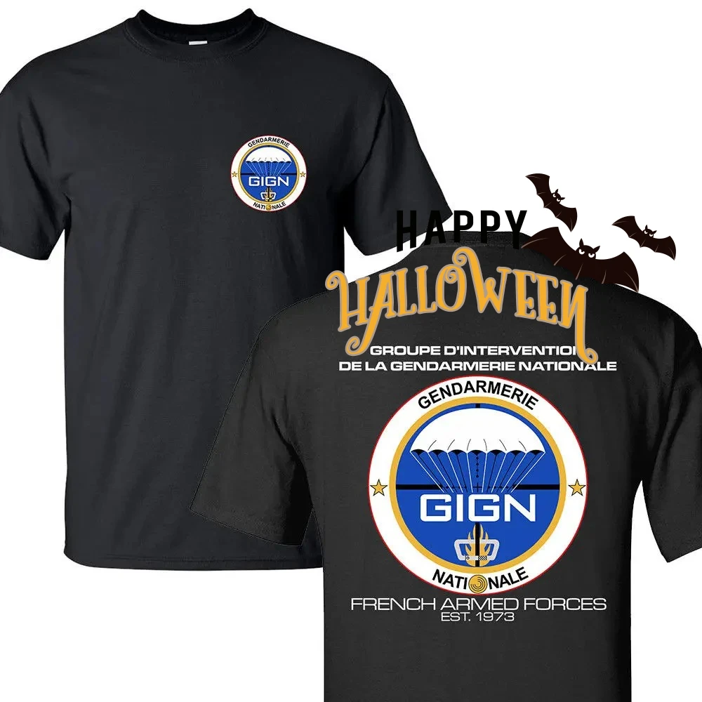 

French Counter Terrorism GIGN Elite Unit Special Forces T-Shirt 100% Cotton O-Neck Short Sleeve Casual Mens T-shirt Size S-3XL