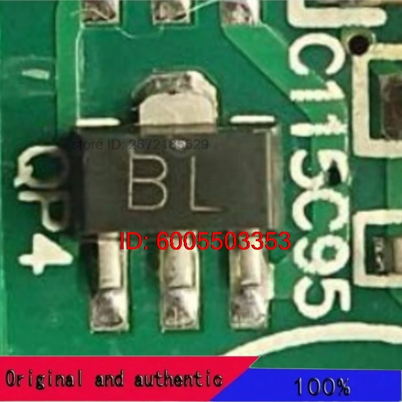 50Pcs BCX56-16 Silk Screen BL SOT-89 NPN Transistor 80V/1A SMD Transistor