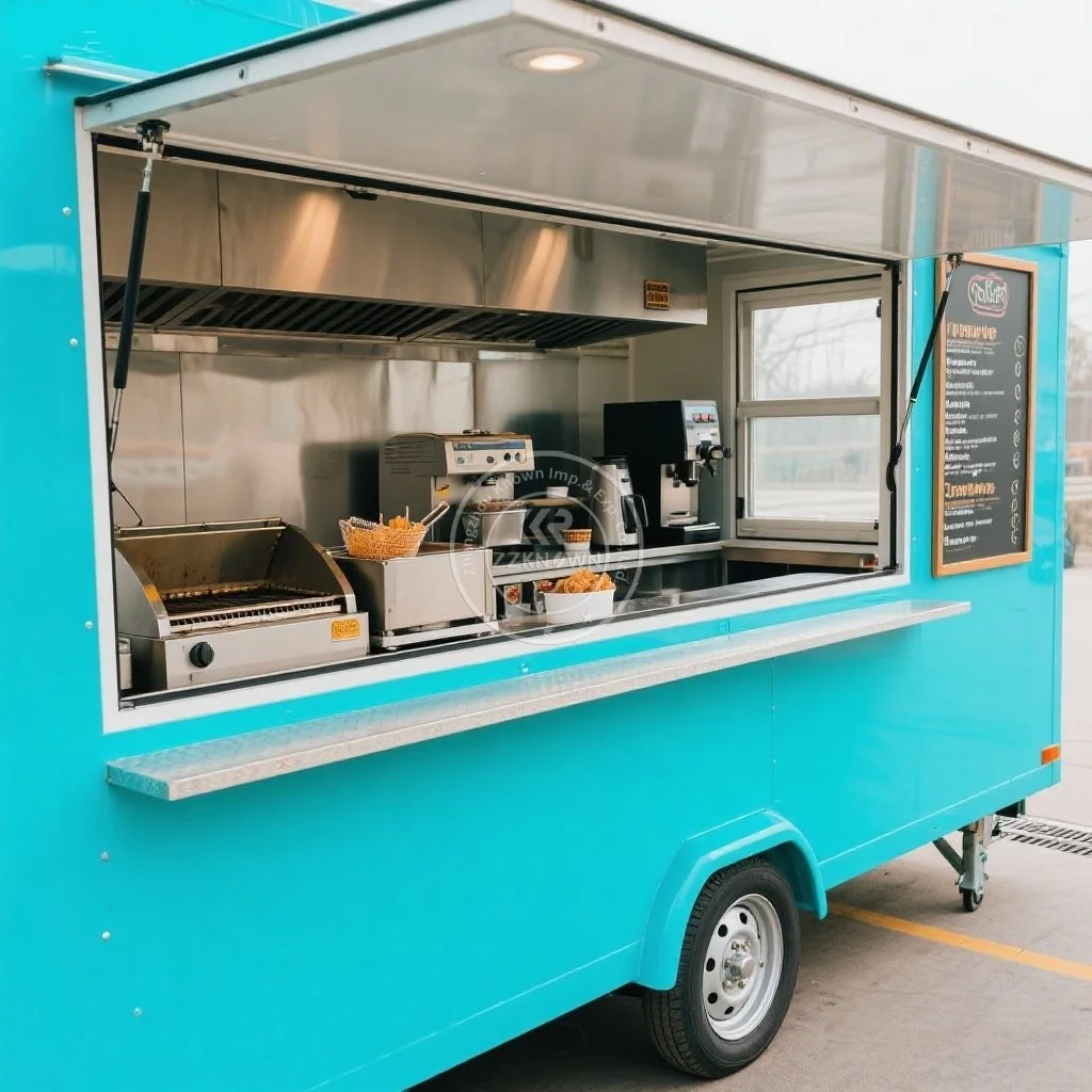 

USA Standard Food Trailer Coffee Cart Truck Mobile Juice Bar utility trailers in Sale off road camper trailers