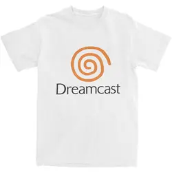 Dreamcast-メンズ原宿Tシャツ,ヴィンテージビーチ用ルーズTシャツ,半袖ビデオゲーム,コットン