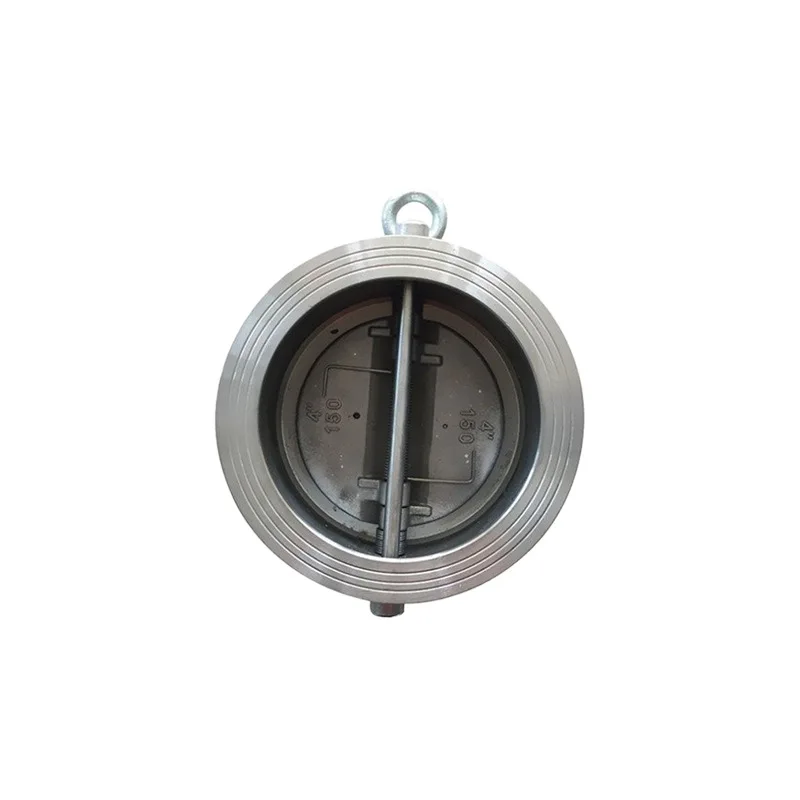 Sell H76 stainless steel soft seal to clamp double disc butterfly clamp check valve