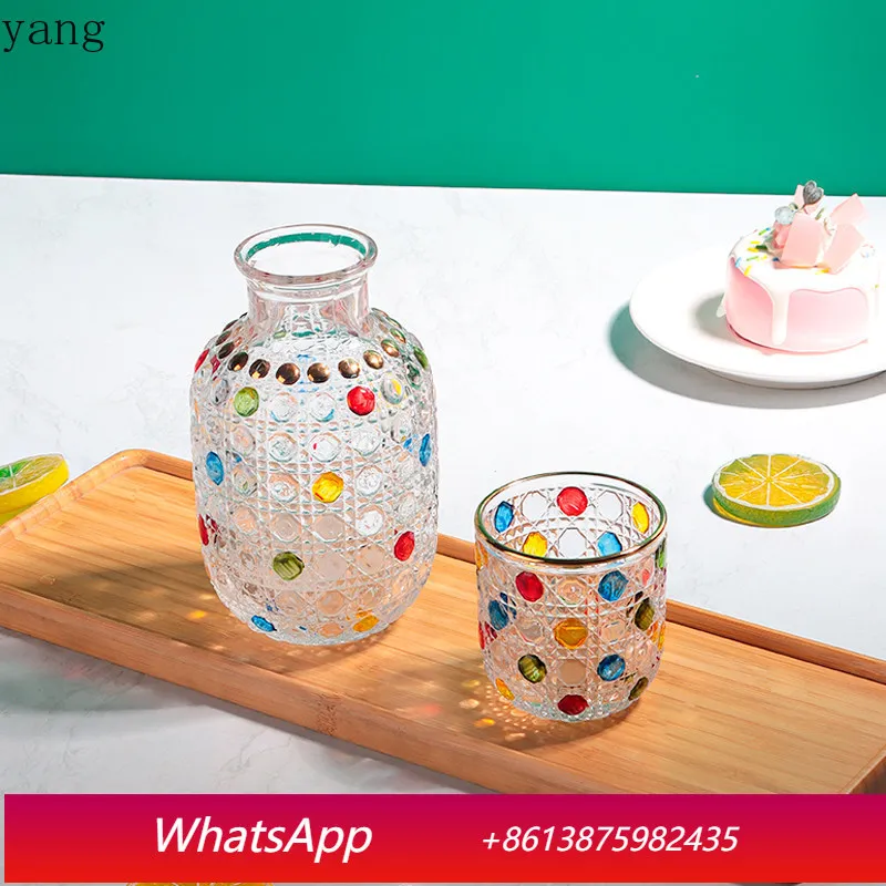 

LMM household high temperature resistant glass thickened cold kettle girl cute juice cup