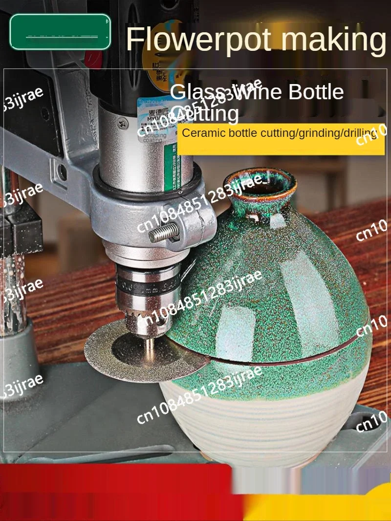 Wine Bottle Cutting Machine Multifunctional Desktop Electric Household Ceramic Flowerpot Hollow Artifact Glass Punching Machine