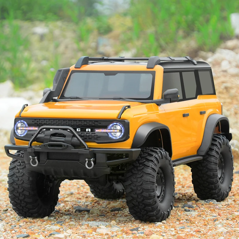 R1001 1/10 RC Car 4WD 2.4G Off Road Crawler Climbing Vehicle Electric Remote Control Rock Buggy with LED Model Toy for Adult Boy