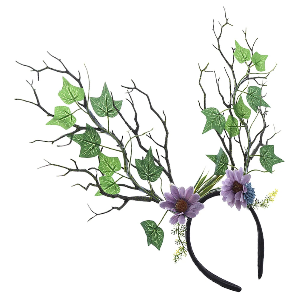 

Tree Costume Party Headband The Flowers Xmas Hair Accessory Branch Hairband Headbands