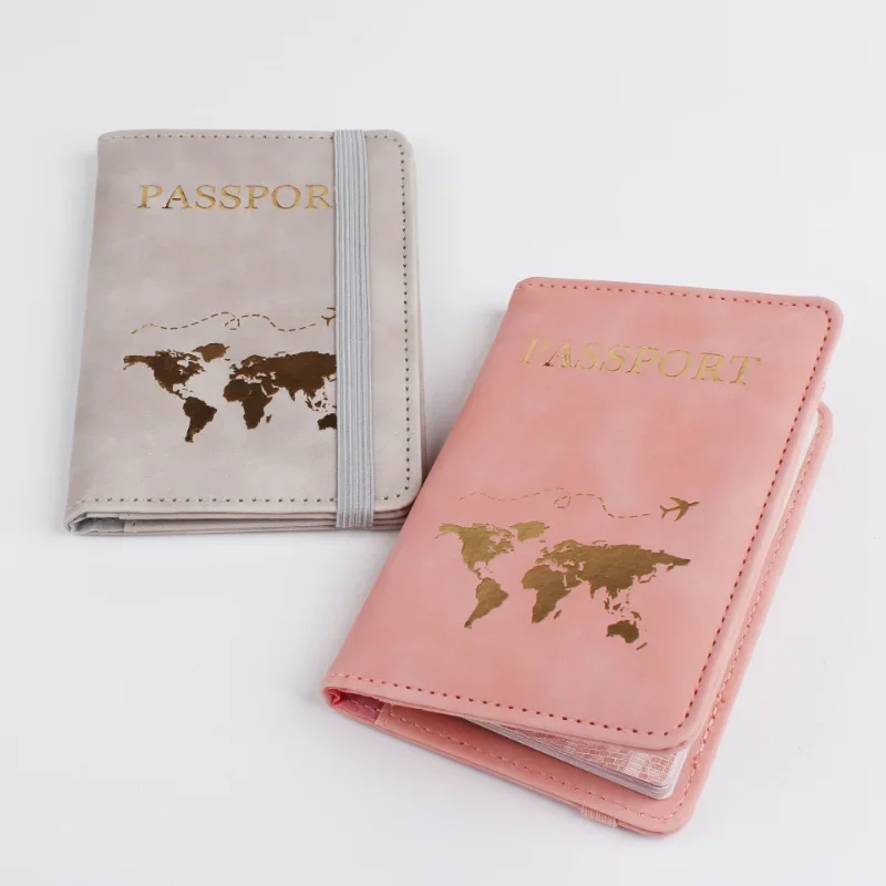 PU Couro Passaporte Capa Protetora para Homens e Mulheres, Viagem Passaporte Caso Titular, Business ID Card, Credit Card Holder, Wallet Bags, Novo