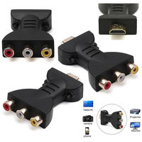 HDMI2AV Digital Signal HDMI To 3 RCA Red/White/Yellow Audio Adapter Component Converter Video For HD TV DVD Projector Computer