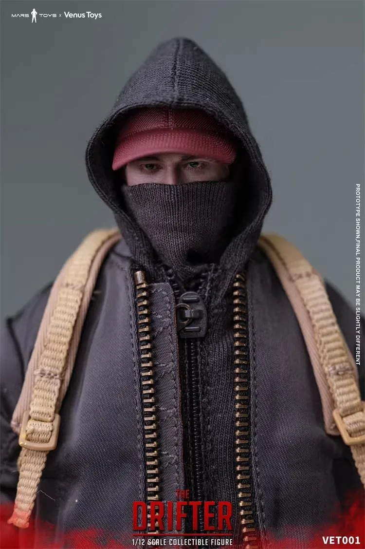 Em Estoque: Boneco Colecionável VET001 THE DRIFTER (Venus Toys X Mars Toys) - Modelo de Brinquedo em Escala 1/12 - Robert Pattinson Bruce